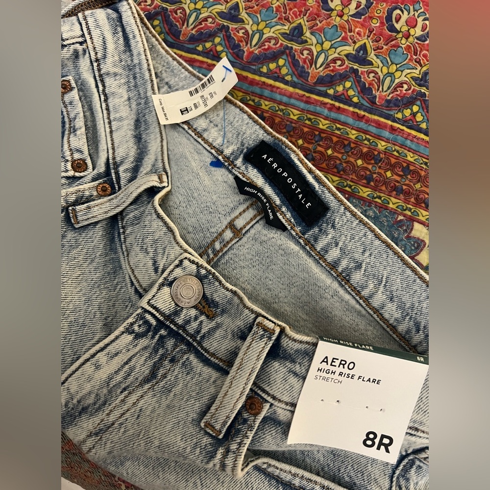 High Rise Flare Jeans - Picture 3 of 8